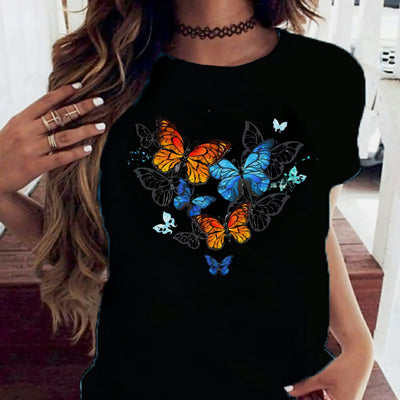 Camiseta Suelta Unisex de Cuello Redondo y Manga Corta - Image 7
