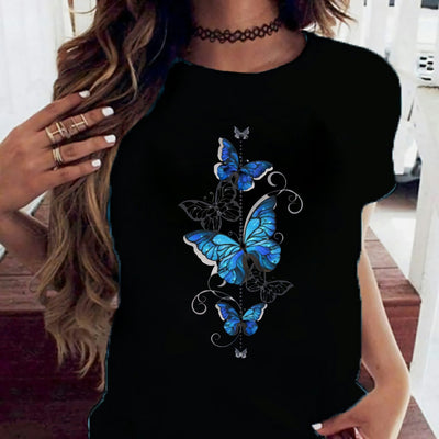 Camiseta Suelta Unisex de Cuello Redondo y Manga Corta - Image 10