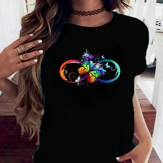 Camiseta Suelta Unisex de Cuello Redondo y Manga Corta - Image 5