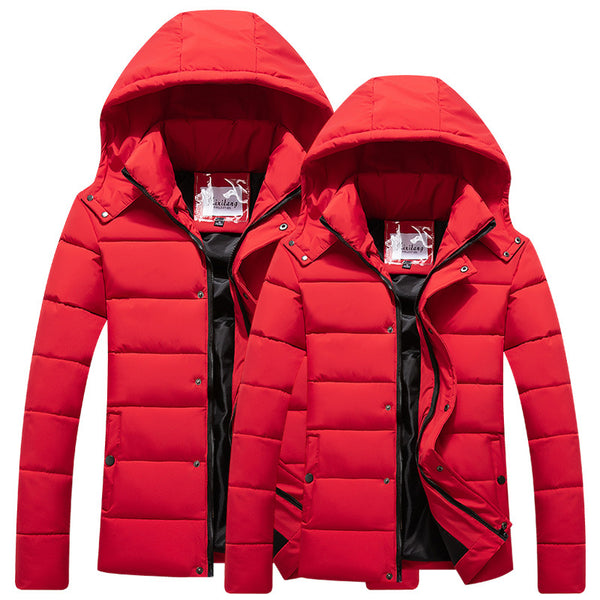 Chaqueta Acolchada Térmica para Parejas - Invierno Cálido y Elegante