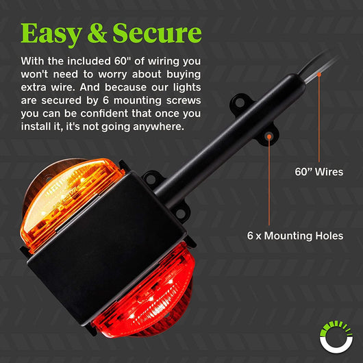 Luz Trasera de Advertencia para Auto - Faro Posterior de Seguridad - Image 3