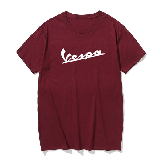 Playera Vespa Estilo Casual con Estampado de Moda