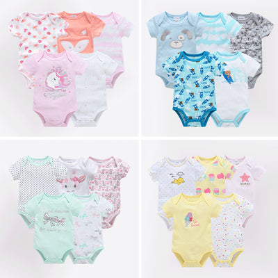 Pack de 5 Bodis Bebé Manga Corta con Refuerzo en Caderas - Image 10
