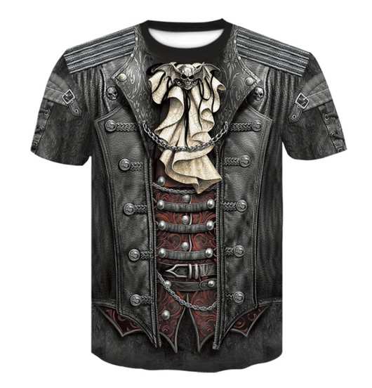 Playera Casual Hombre Estampado Digital Manga Corta - Image 14