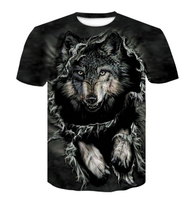 Playera Casual Hombre Estampado Digital Manga Corta - Image 3