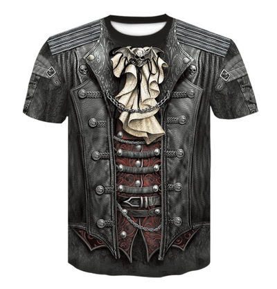 Playera Casual Hombre Estampado Digital Manga Corta - Image 4