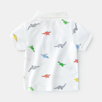 Playera Infantil Estampado Cartoon Transpirable - Moda Casual Niños - Image 7
