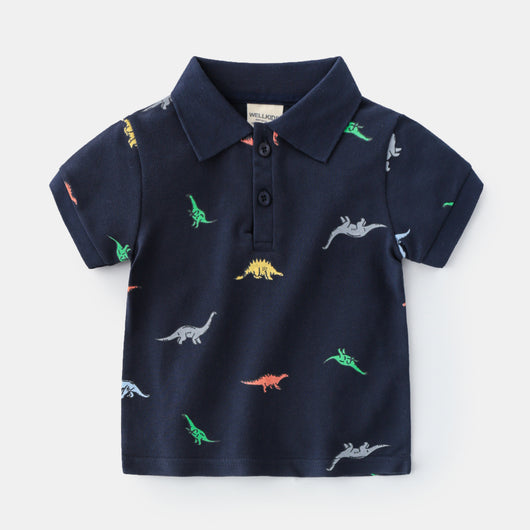 Playera Infantil Estampado Cartoon Transpirable - Moda Casual Niños - Image 3