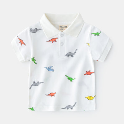 Playera Infantil Estampado Cartoon Transpirable - Moda Casual Niños - Image 4