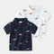 Playera Infantil Estampado Cartoon Transpirable - Moda Casual Niños