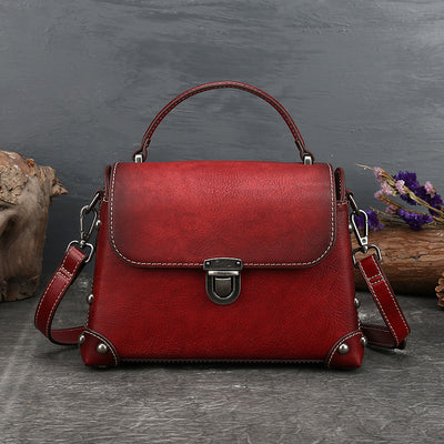 Bolso de Cuero Retro para Mujer - Bandolera Diagonal Elegante - Image 11