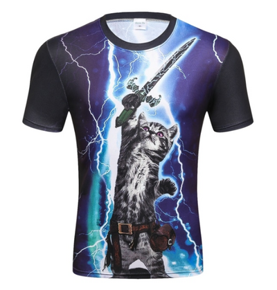 Playera Casual Estampada Cuello Redondo Manga Corta para Hombre - Image 17