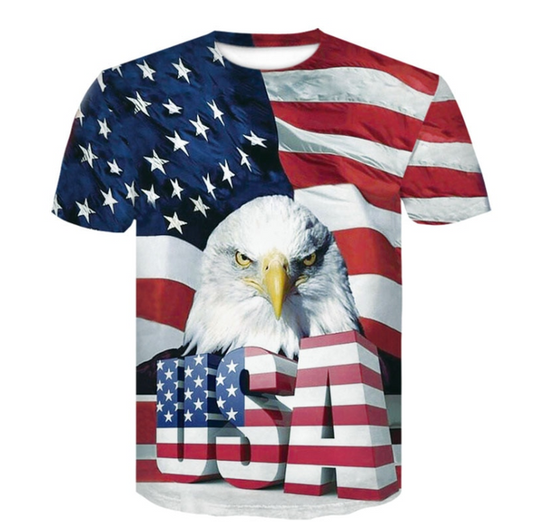 Playera Casual Estampada Cuello Redondo Manga Corta para Hombre