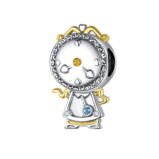 Dije Reloj Mágico en Plata de Ley 925 Bamoer