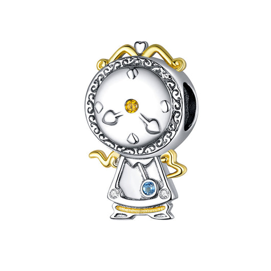 Dije Reloj Mágico en Plata de Ley 925 Bamoer