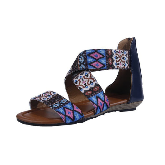 Sandalias Planas Bohemias para la Playa - Estilo Étnico Artesanal - Image 4