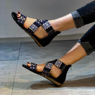 Sandalias Planas Bohemias para la Playa - Estilo Étnico Artesanal - Image 5