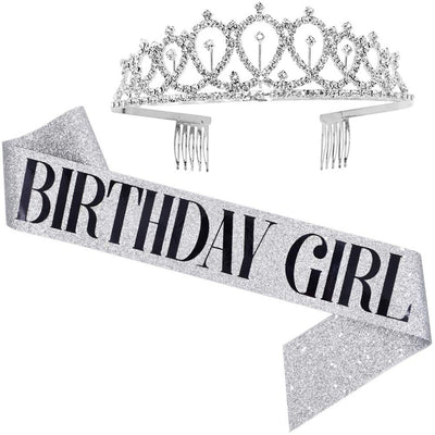 Conjunto de Accesorios Cumpleaños Birthday Girl - Banda de Hombro, Corona y Cinturón en Oro Rosa - Image 14