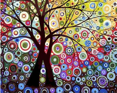 Kit de Pintura Digital DIY Circle Tree - Crea tu Obra Maestra - Image 5