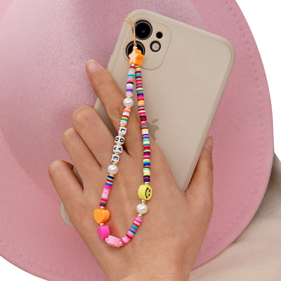 Cadena Antipeloteo para Celular con Perla Elegante