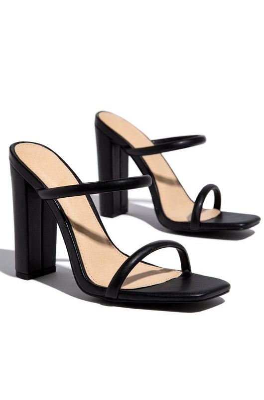 Zapatos de Tacón Grueso para Mujer con Punta Bicolor - Image 10