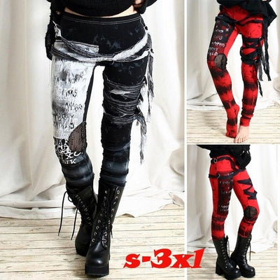 Leggins Góticos con Encaje y Cordones - Image 6