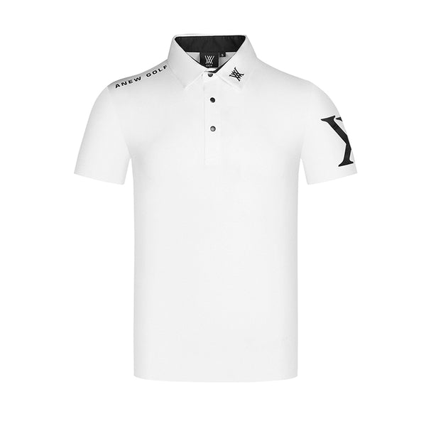Polo Deportivo Golf Hombre Manga Corta Transpirable con Protección Solar