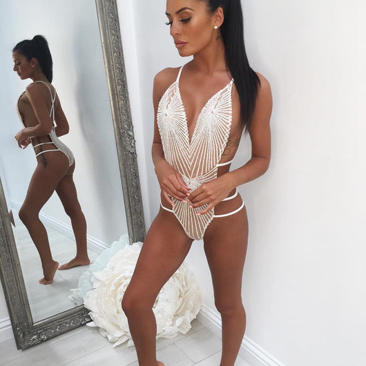 Traje de Baño Monokini Sexy de Una Pieza para Playa - Image 8