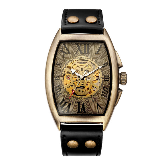 Reloj Automático Mecánico Calavera Gótica para Hombre
