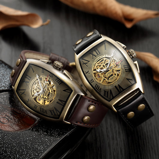 Reloj Automático Mecánico Calavera Gótica para Hombre - Image 7