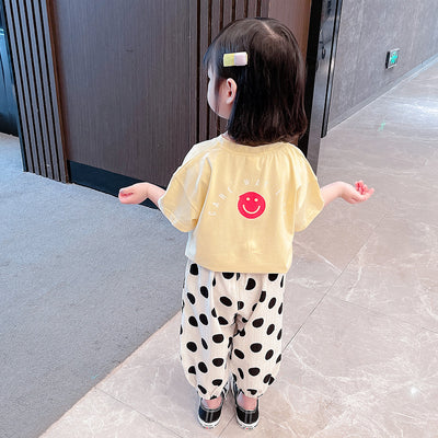 Traje Infantil Estilo Vaquero con Carita Sonriente - Conjunto de Dos Piezas - Image 9