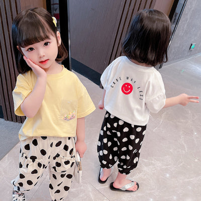 Traje Infantil Estilo Vaquero con Carita Sonriente - Conjunto de Dos Piezas - Image 3