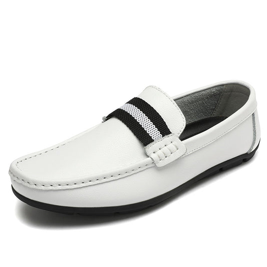 Zapatos Casuales de Cuero Bicolor para Hombre