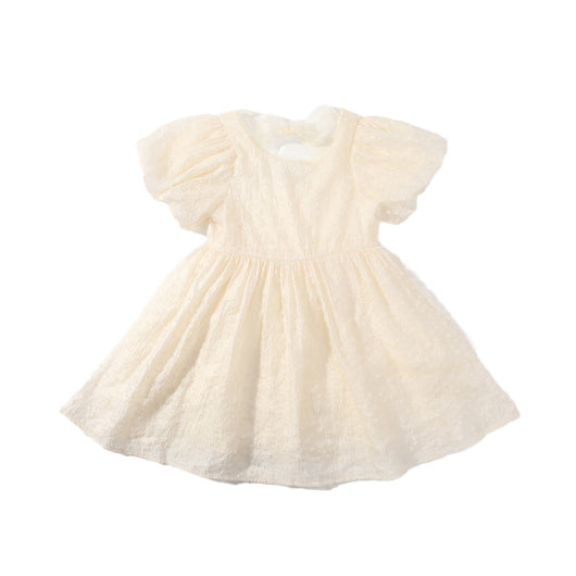 Vestido Infantil Estilo Coreano con Lazo Trasero - Diseño Princesa Occidental - Image 9