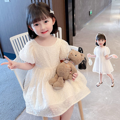 Vestido Infantil Estilo Coreano con Lazo Trasero - Diseño Princesa Occidental - Image 6