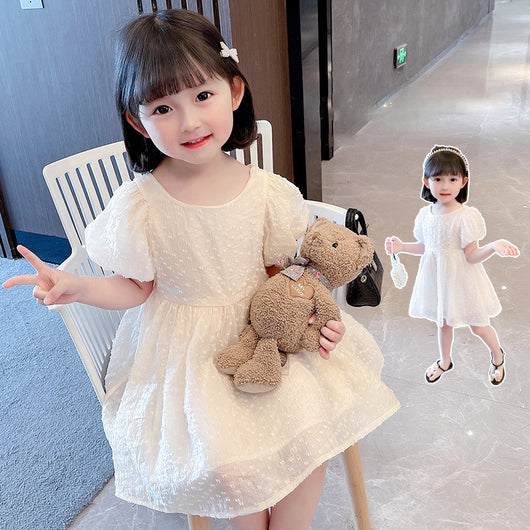 Vestido Infantil Estilo Coreano con Lazo Trasero - Diseño Princesa Occidental - Image 6