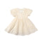 Vestido Infantil Estilo Coreano con Lazo Trasero - Diseño Princesa Occidental