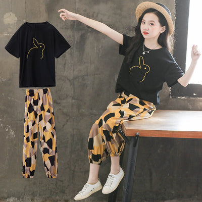 Conjunto Ejecutivo Estilo Occidental: Suéter Manga Corta y Pantalón - Image 3