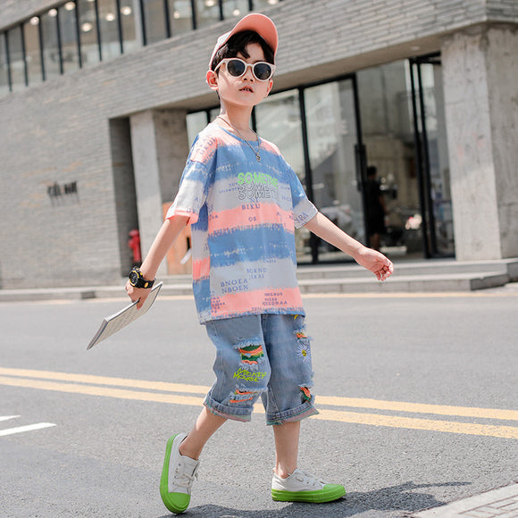 Conjunto Infantil de Dos Piezas Elegante para Verano