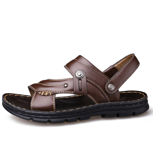 Sandalias de Cuero Casual para Playa y Paseo - Image 2