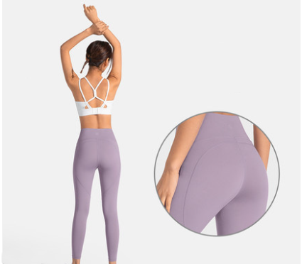 Pantalones Deportivos Cortos de Secado Rápido en Melocotón