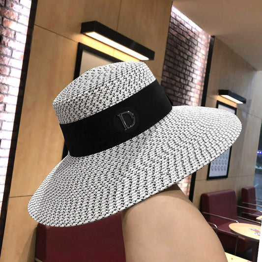 Sombrero de Playa con Ala Grande para Verano - Protección Solar Estilo D - Image 2
