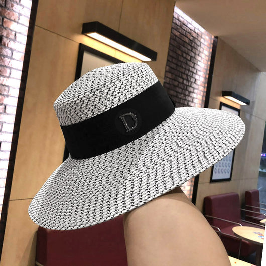 Sombrero de Playa con Ala Grande para Verano - Protección Solar Estilo D - Image 2