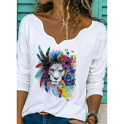 Playera Estampada Casual Plus Size - Moda Cómoda - Image 24