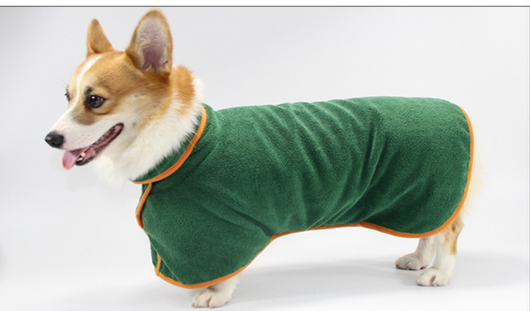 Bata de Baño para Perros con Cintura Ajustable y Cuello Protector - Image 16