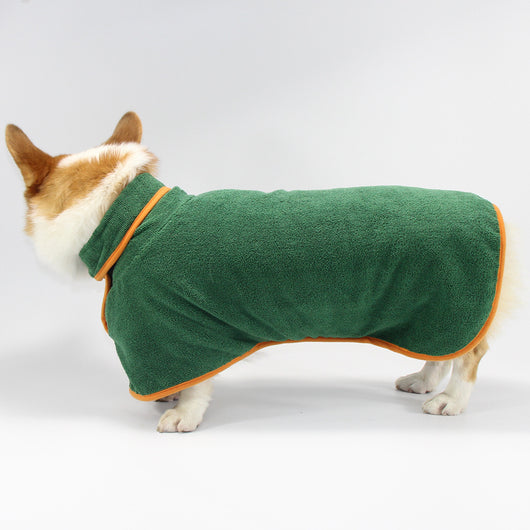 Bata de Baño para Perros con Cintura Ajustable y Cuello Protector - Image 3