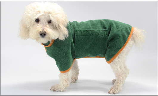 Bata de Baño para Perros con Cintura Ajustable y Cuello Protector - Image 7