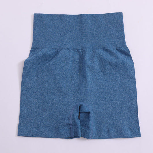 Shorts Deportivos Cintura Alta con Levantamiento Push Up para Yoga y Gym - Image 19