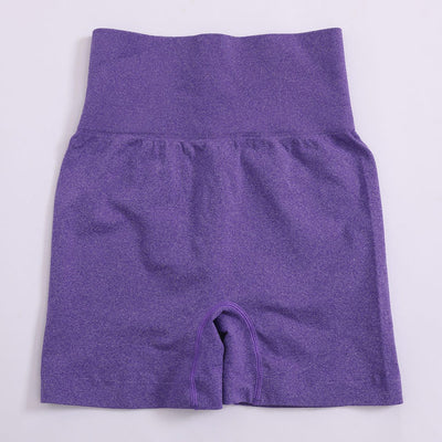 Shorts Deportivos Cintura Alta con Levantamiento Push Up para Yoga y Gym - Image 16