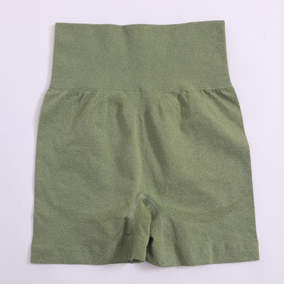 Shorts Deportivos Cintura Alta con Levantamiento Push Up para Yoga y Gym - Image 11